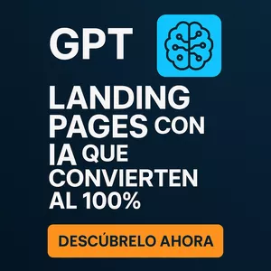 Imagen de portada para Curso online GPT Landing Page  IA