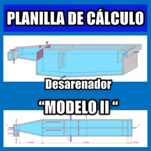 Imagen de portada para Curso online Planilla de Cálculo para el Diseño de un Desarenador - Modelo II