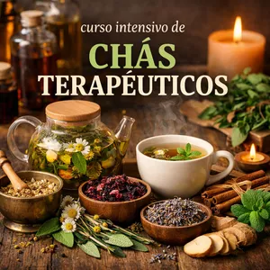 Imagem do curso CURSO INTENSIVO DE CHÁS TERAPÊUTICOS