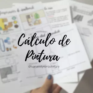 Imagem de capa para o Ebook Cálculo de Pintura 