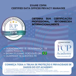 Imagem de capa para o Ebook Certificação Internacional | CDPM - Certified Data Officer Privacy Manager