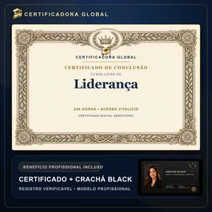 Imagem do curso 🔥 BOLSA 100% [APLICADA] - [MATRÍCULA] CURSO DE FORMAÇÃO EM LIDERANÇA - ACESSO VITALÍCIO - CRACHÁ BLACK + REGISTRO - CASHBACK R$ 25 - BÔNUS APOSTILA EXTRA - CG