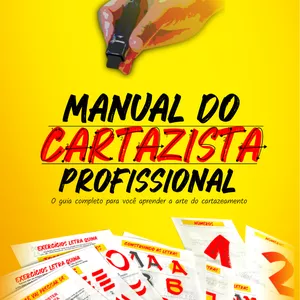 Imagem de capa para o Curso online Manual do cartazista profissional 