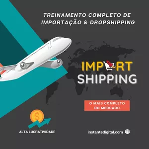 Imagem de Import Shipping criado por Instante Digital na hotmart