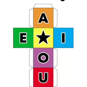 Imagem de capa para o Ebook Dado das vogais