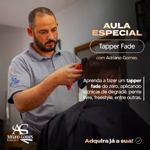 Imagem de capa para o Curso online COMO FAZER TAPER  FADE PASSO A PASSO