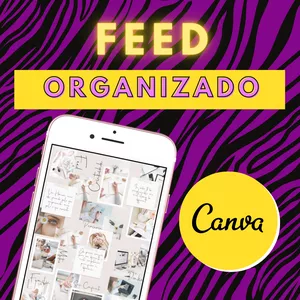 Imagem principal do produto Feed Organizado CANVA