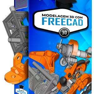 Imagem de capa para o Curso online CURSO DE MODELAGEM 3D TÉCNICA COM FREECAD
