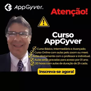 Imagem de capa para o Serviço online Curso AppGyver do Básico, Intermediário e Avançado Individual ao Vivo