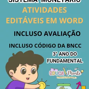 Imagem de capa para o Ebook SISTEMA MONETARIO 3° ANO 