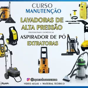 Imagem de capa para o Curso online Manutenção em lavadoras de alta pressão aspirador de pó e extratoras