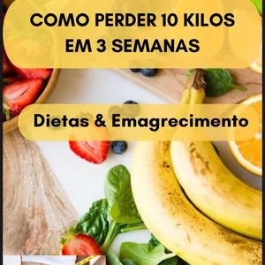 Imagem de capa para o Ebook EMAGRECER 10 KILOS EM 3 SEMANAS