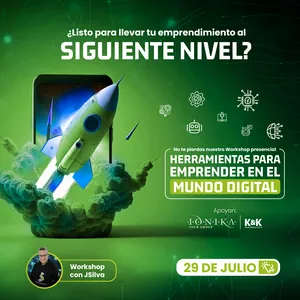 Imagen de portada para Evento presencial WORKSHOP PRESENCIAL EN MEDELLÍN: HERRAMIENTAS PARA EMPRENDER EN EL MUNDO DIGITAL