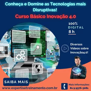 Imagem de capa para o Curso online Curso Inovação 4.0