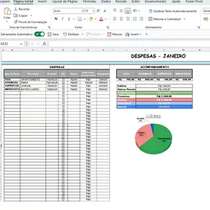 Imagem de capa para o Ebook PLANILHA DESPESA