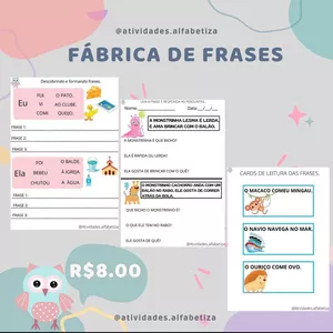 Imagem de capa para o Ebook Fábrica de frases 