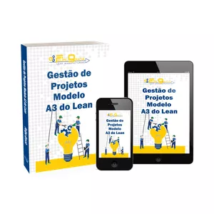 Imagem de capa para o Ebook Gestão de Projetos Modelo A3 do Lean