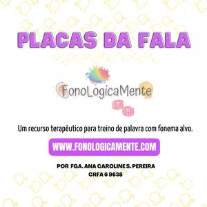 Imagem de capa para o Ebook Placas da Fala Fonologicamente 