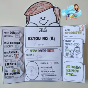 Imagem de capa para o Ebook LAPBOOK UM POUQUINHO DE MIM