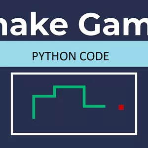 Cover image for Online course Snake game code (Python)