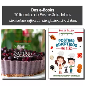 Imagen principal del producto 2 eBooks Postres Saludables
