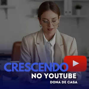 Imagem de capa para o Ebook Crescendo no Youtube 