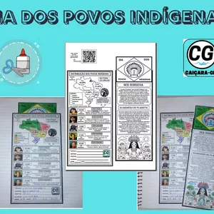 Imagem de capa para o Ebook ATIVIDADE INTERATIVA - POVOS INDÍGENAS DO BRASIL