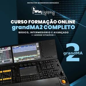 Imagem principal do produto Curso Formação Online Completo grandMA2.