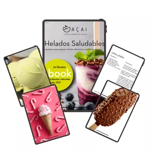 Imagen de portada para Ebook Ebook helados saludables sin azúcar refinada y sin lácteos