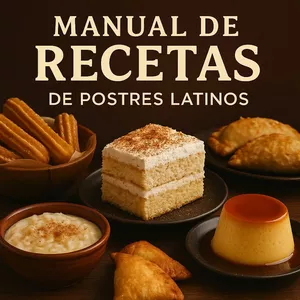 Imagen de portada para Ebook Manual Recetario de Postres latinos