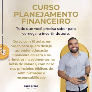 Planilha Planejamento Financeiro: educação financeira do zero aos primeiros investimentos na bolsa.