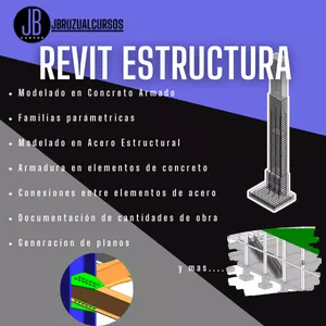 Imagen de portada para Curso online REVIT ESTRUCTURAS - CONCRETO ARMADO Y ACERO ESTRUCTURAL