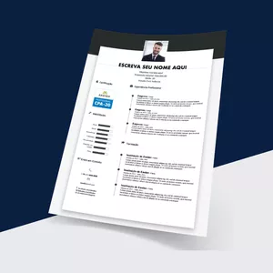 Imagem de capa para o Ebook CPA-20 | Modelo de Currículo