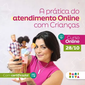 Imagem de capa para o Curso online Práticas em Atendimento Online com Crianças
