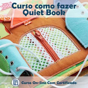 Imagem de capa para o Curso online Curso como fazer Quiet Book