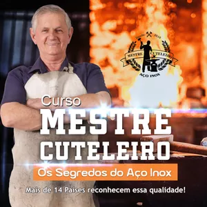 Imagem de capa para o Curso online Mestre Cuteleiro Aço Inox 420