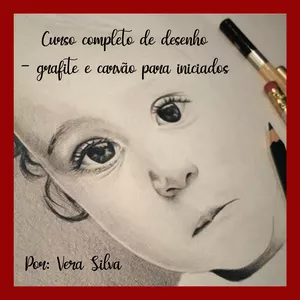 Imagem de capa para o Curso online Curso completo de Desenho a Carvão/ Grafite