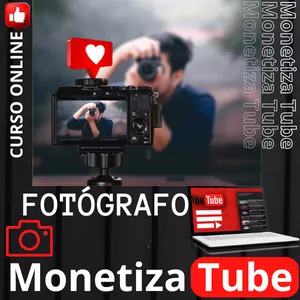 Imagen de portada para Curso online Monetizatube - Fotógrafos