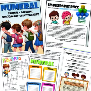 Imagem de capa para o Ebook PACOTE DE ATIVIDADES SOBRE NUMERAL