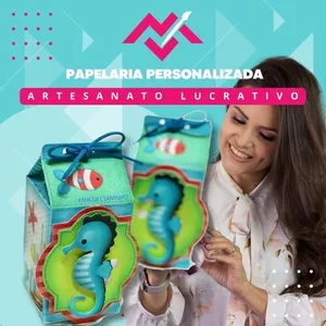 Curso Curso de Papelaria Personalizada - Artesanato Lucrativo