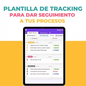 Imagen de portada para Curso online Plantilla de tracking para dar seguimiento a tus procesos.