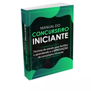 Imagem de capa para o Ebook Manual do Concurseiro Iniciante