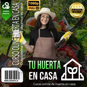 Imagen de portada para Curso online tu huerto orgánico en casa