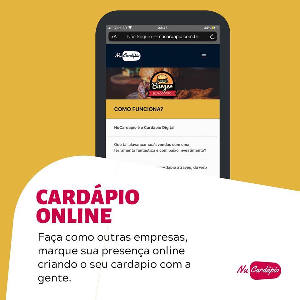 Imagem do curso Cardápio Online - Delivery