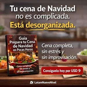 Imagen de portada para Ebook  Guía Prepara tu Cena de Navidad en Pocas Horas