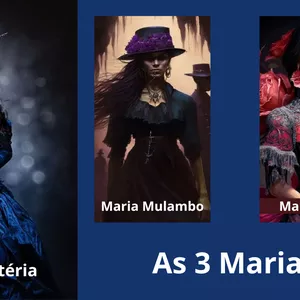 Imagem de capa para o Curso online História de Maria Quitéria a pomba gira e as 3 Marias!