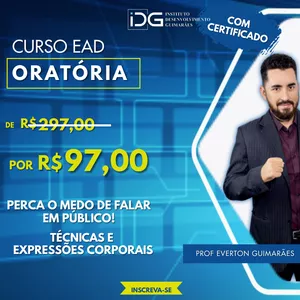 Imagem de Curso de Oratória criado por IDG Desenvolvimento na hotmart