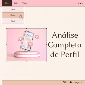 Imagem principal do produto Análise Completa de Perfil + Guia para transformar seu Instagram