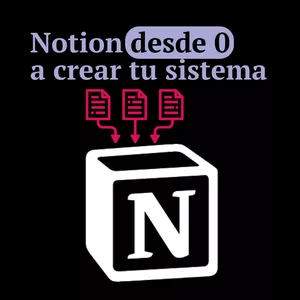 Imagen de portada para Curso online Curso Beta Notion desde 0 a crear tu sistema