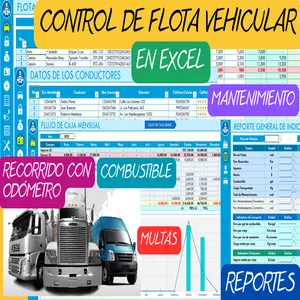 Imagen de portada para Curso online CONTROL DE FLOTA VEHICULAR EN EXCEL